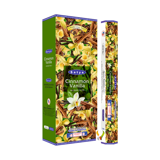 Satya Cinnamon Vanilla Hexa - 120 Sticks