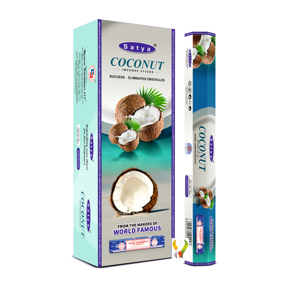 Satya Coconut  Hexa - 120 Sticks