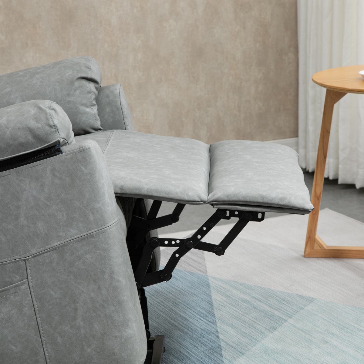 Power Lift Chair Electric Riser Recliner with Remote Control, Grey HOMCOM