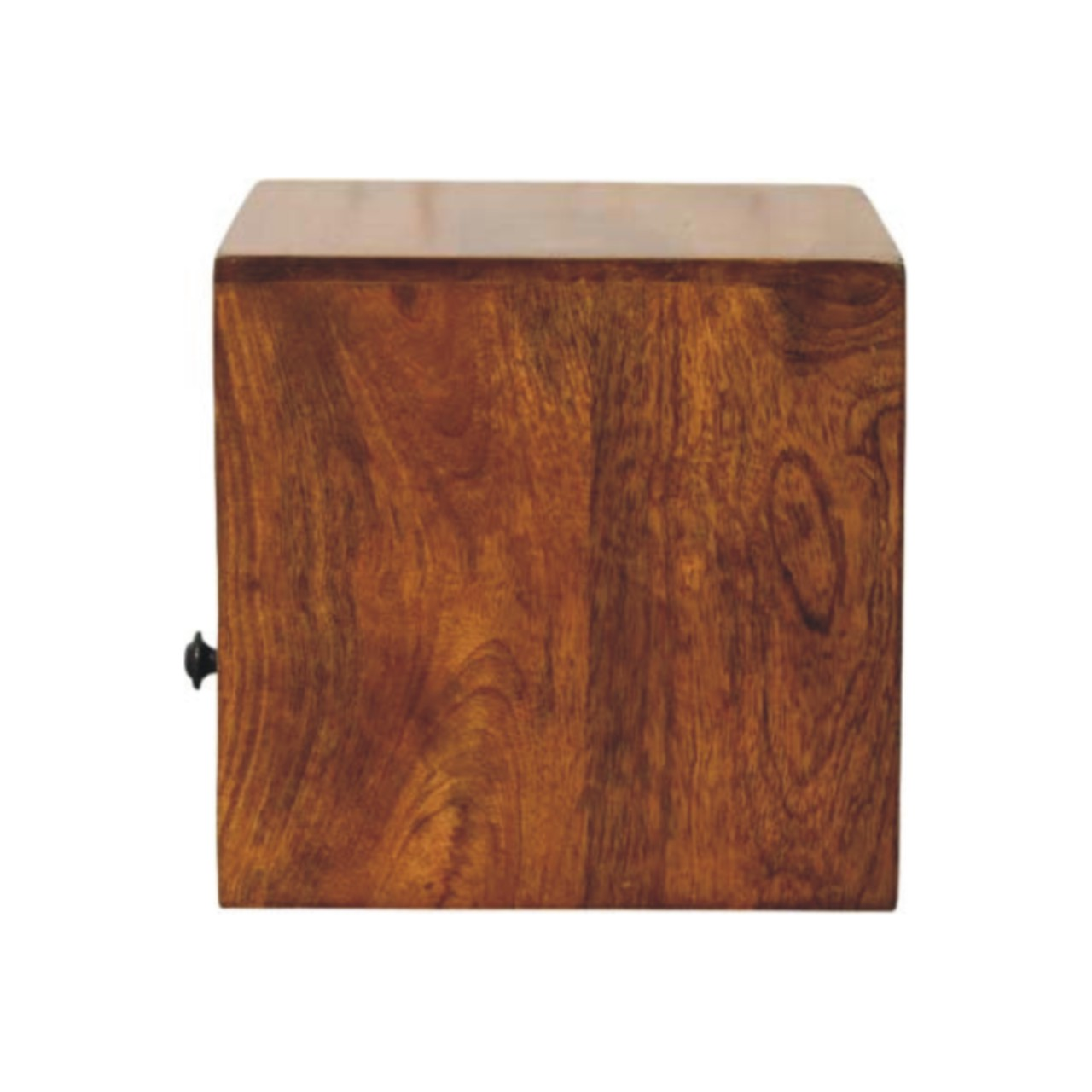 Artisan Furniture Solid Wood Solis 1-Drawer Chestnut Wall Mounted Nightstand, 1 Shelf, Brown