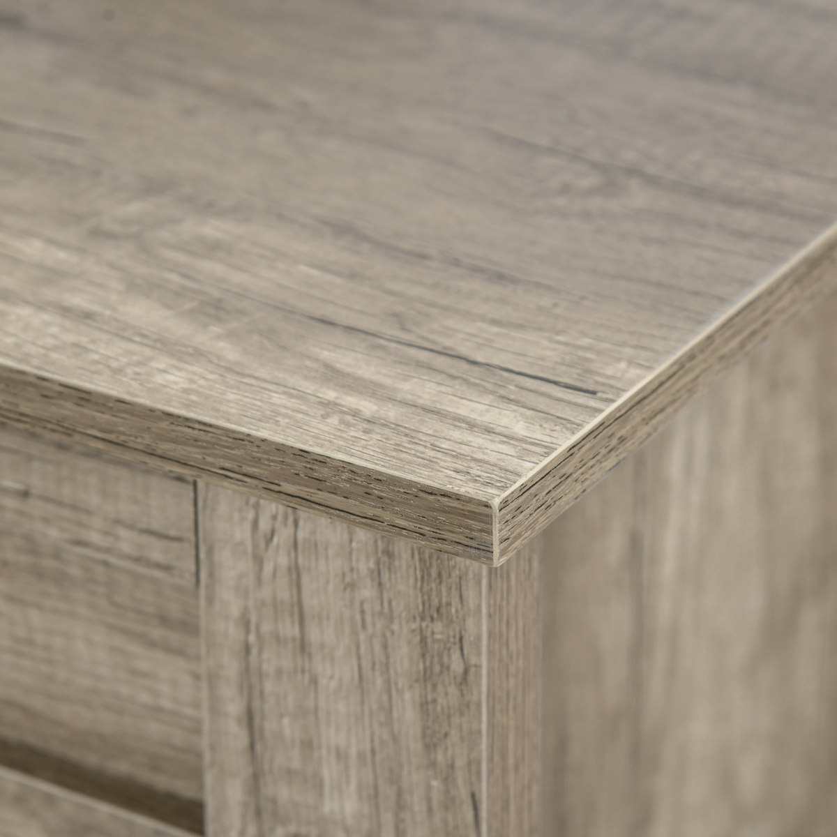 HOMCOM Lift Top Coffee Table w/  Hidden Storage Compartment & Shelves Oak