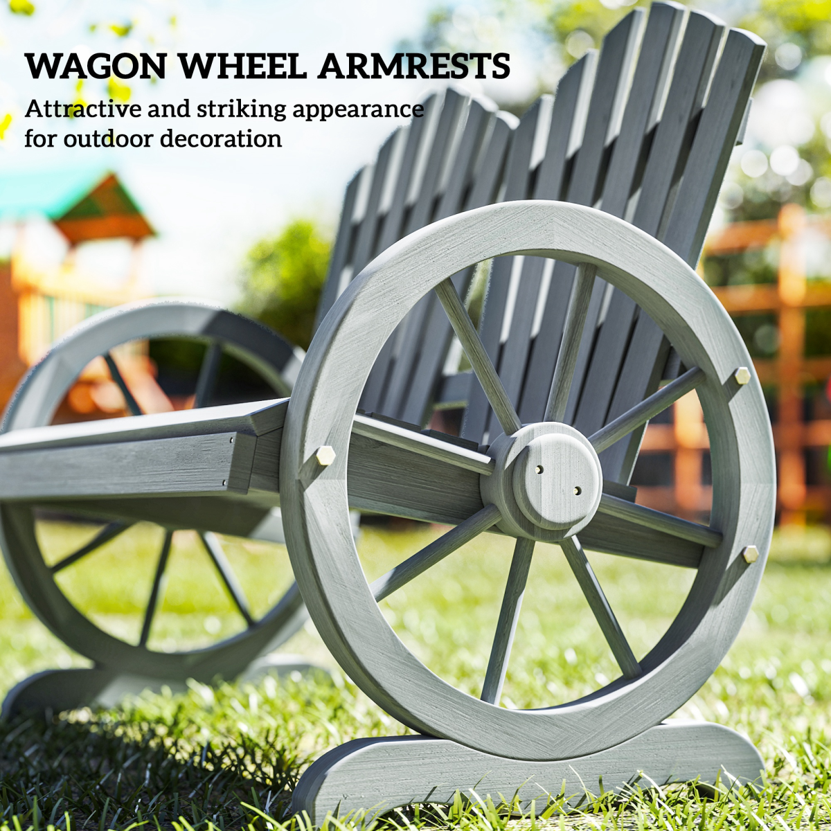 Elegant Grey Outdoor Chair with Ergonomic Support and Strong Design