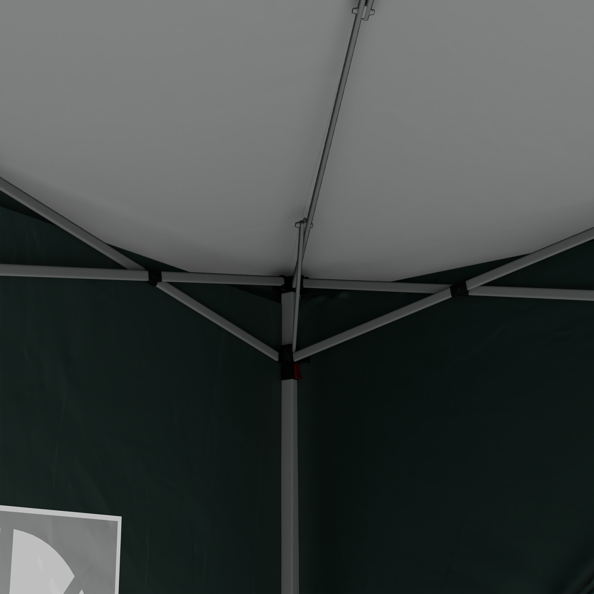 Outsunny 3mx3m Pop Up Gazebo Party Tent Canopy Marquee with Storage Bag Green