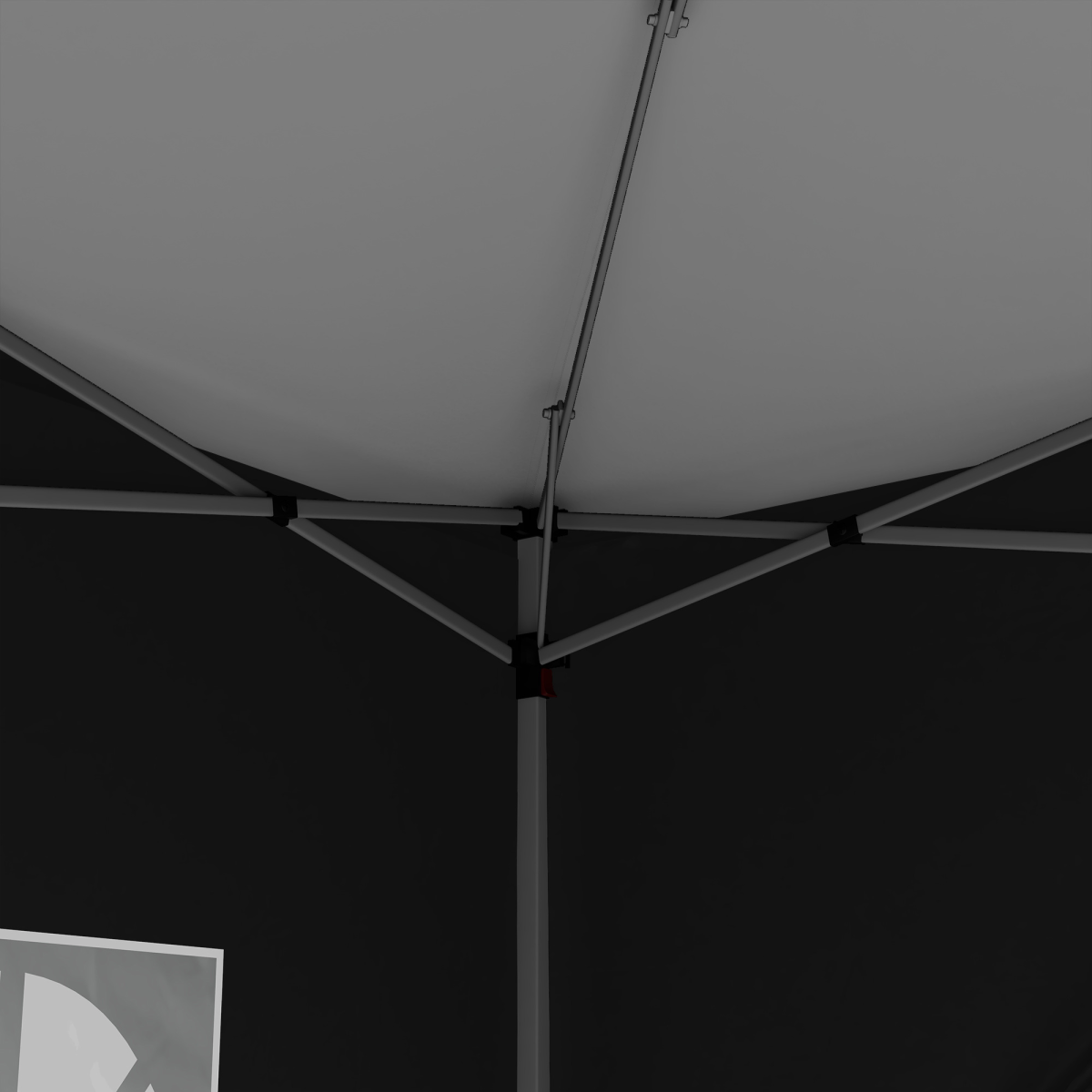 3mx3m Pop Up Gazebo Party Tent Canopy Marquee with Storage Bag Black