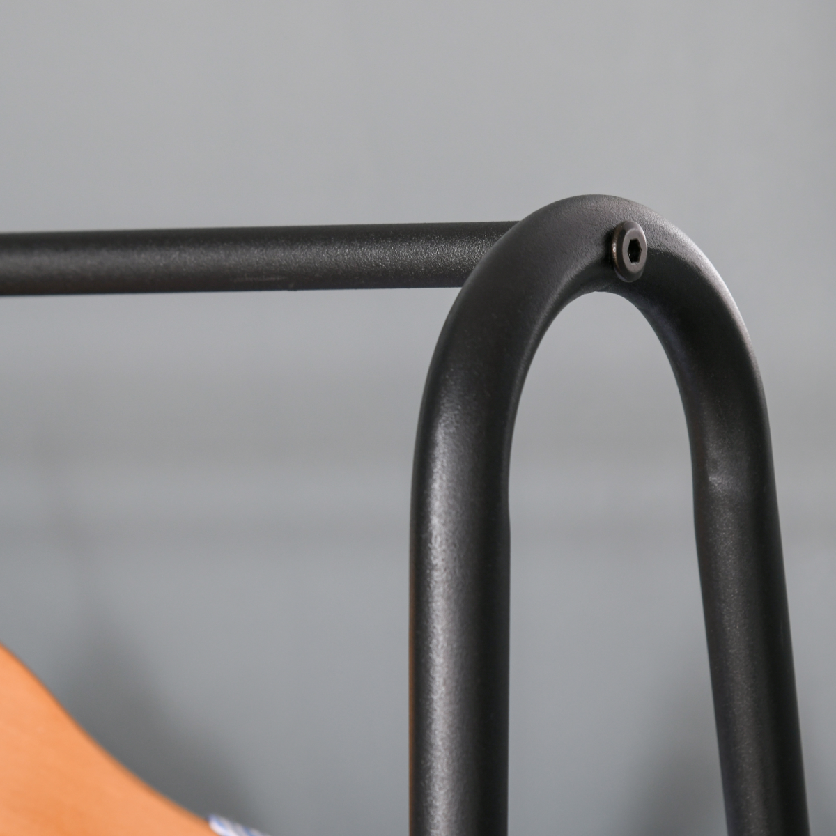 Clothes Rack, 2-Tier, A Shaped, Steel-Black