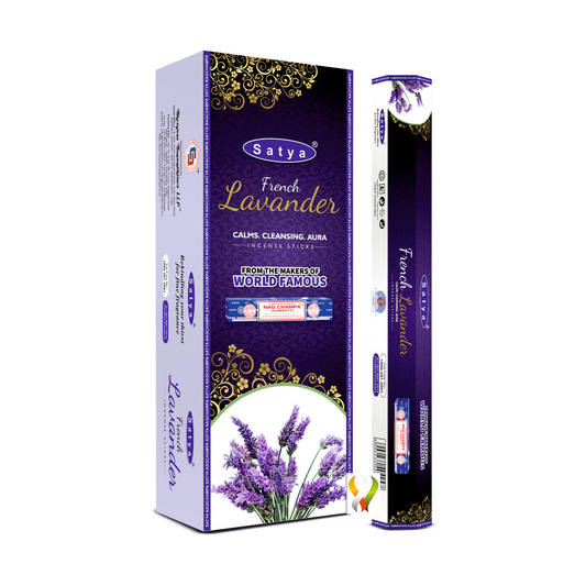 Satya French Lavender Hexa - 120 Sticks