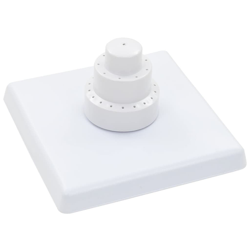 vidaXL 13 Piece Pool Grecian Fountain White