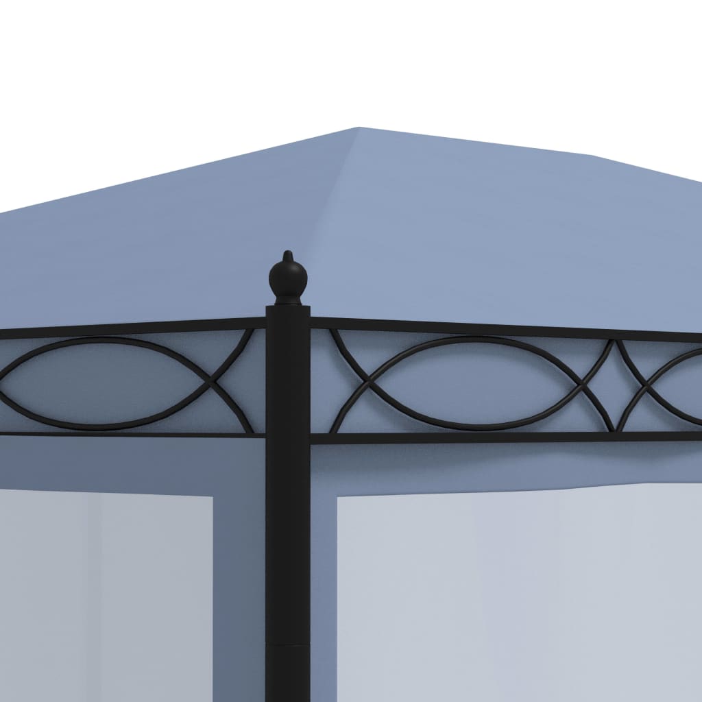 vidaXL Gazebo with Mesh Screens 3x4 m Anthracite Steel