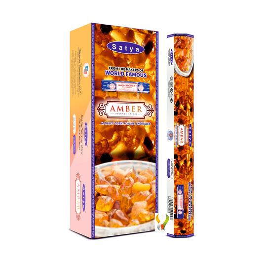 Satya Amber  Hexa - 120 Sticks