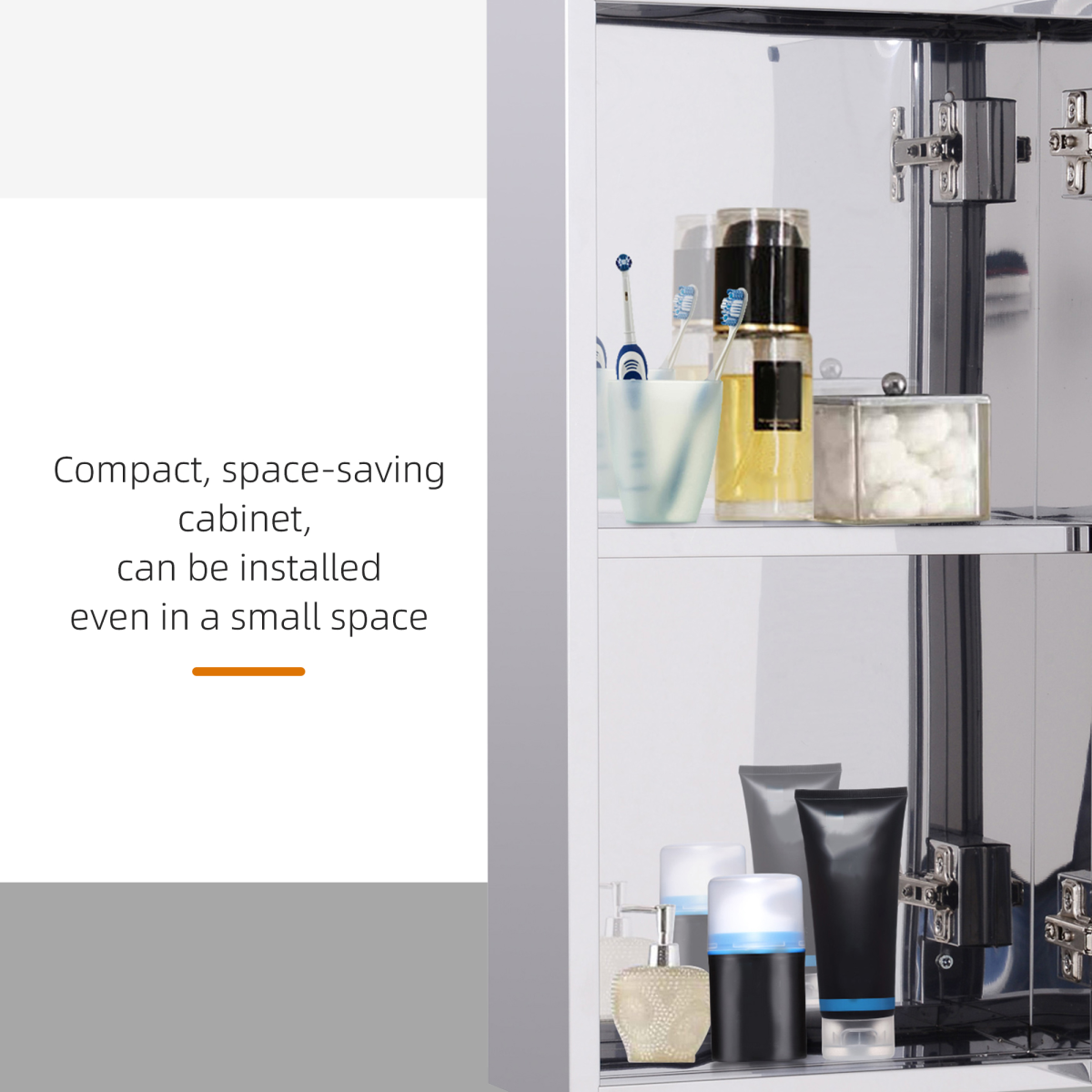 Wall-mounted mirror cabinet: contemporary design