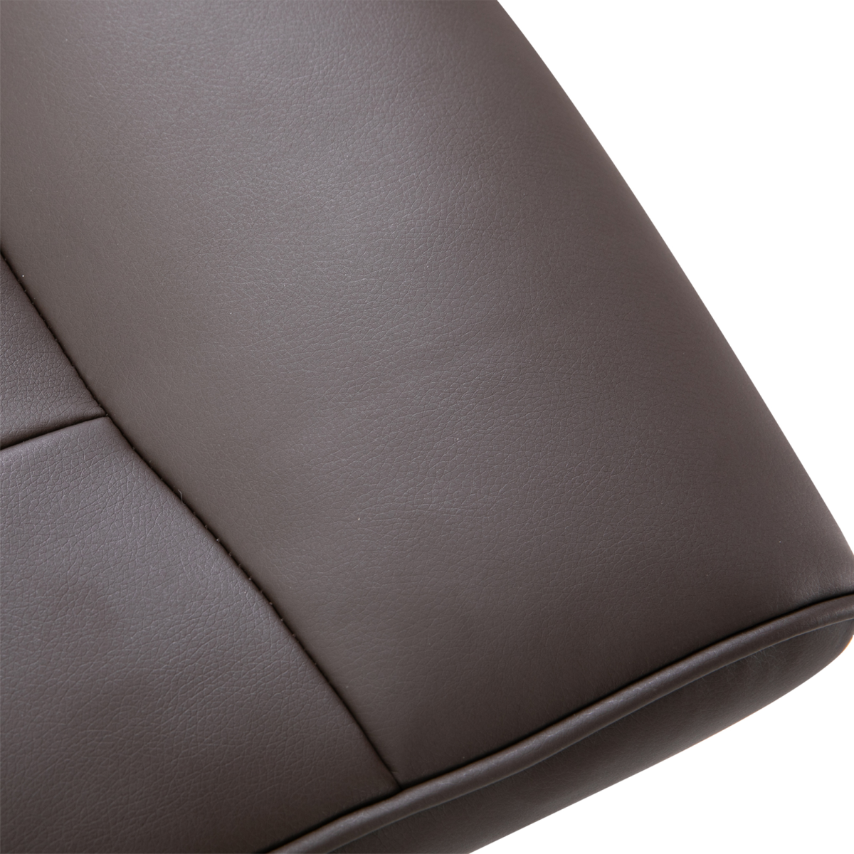 2 Pcs Reclining Armchair Ottoman 360 Swivel Home Furniture PU Leather Brown
