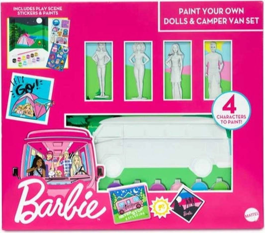 (F) Barbie Camper Van Paint Set