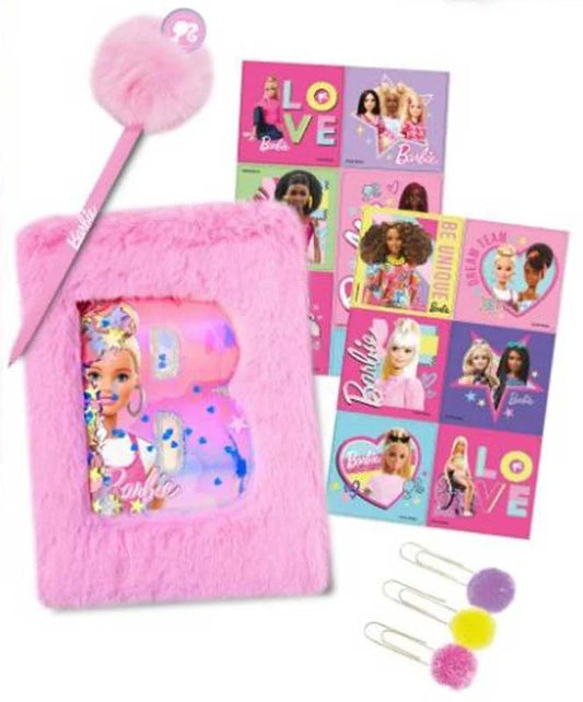(F) Barbie Core Fluffy Diary Set