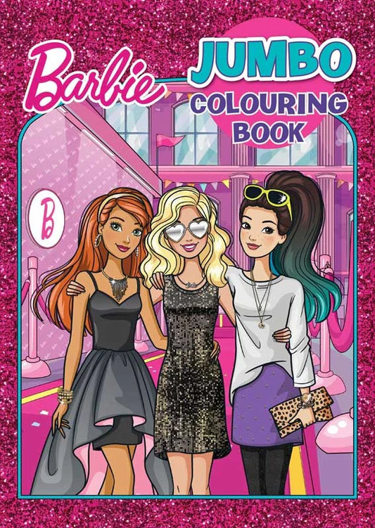 (F) Barbie Jumbo Colouring Book