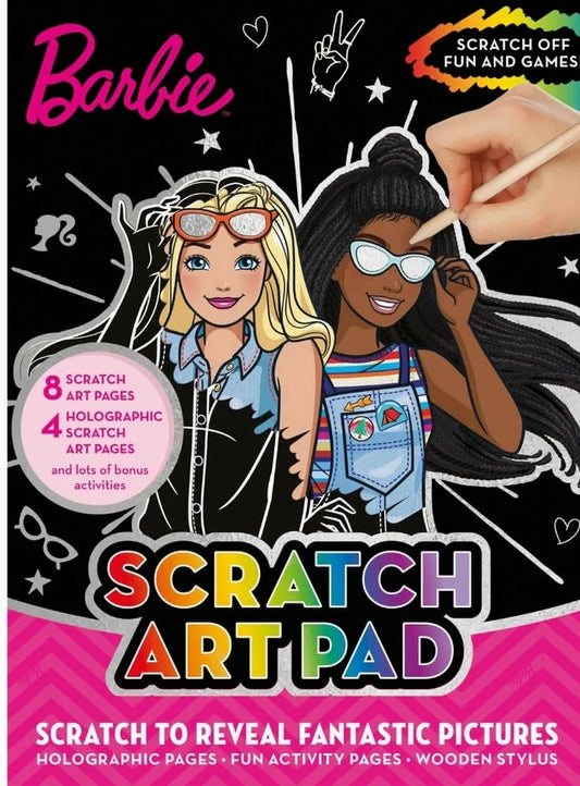 (F) Barbie Scratch Art Pad