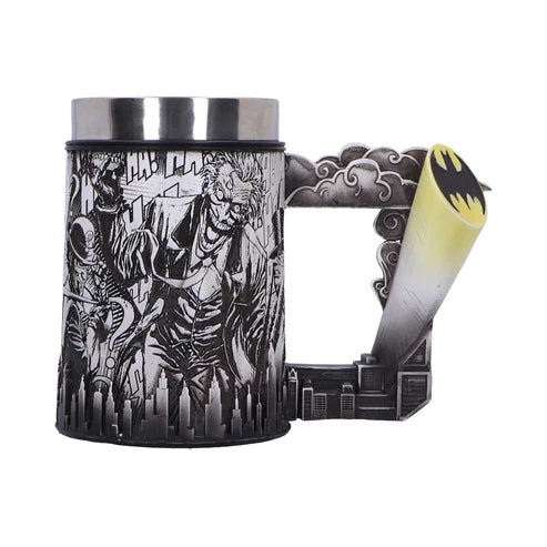 (A) Batman Super Villains Comic Strip Collectible Tankard 15.5cm
