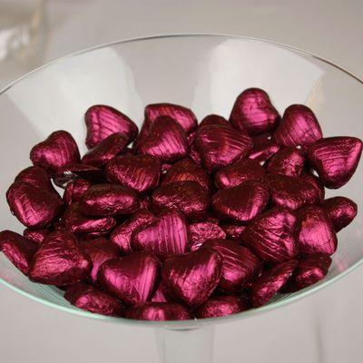 (B) Foil Chocolate Hearts 1kg