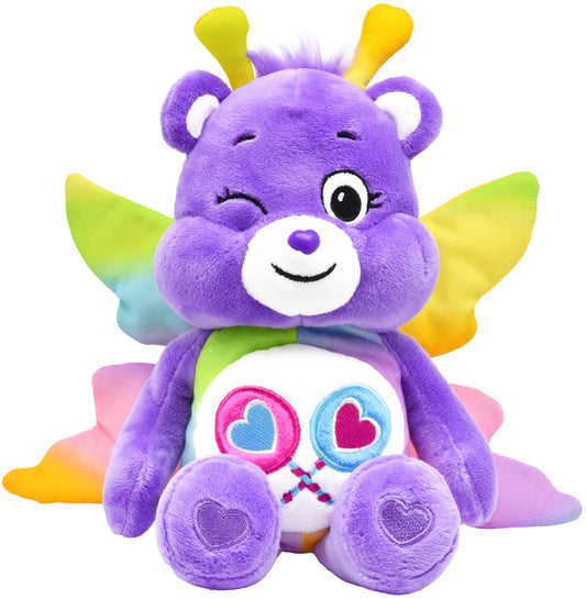 (F) Care Bears 22cm Bean Plush - Butterfly Share Bear