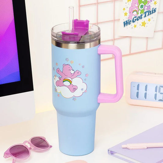 (F) Care Bears 1200ml Insulated Cup and Straw Mug