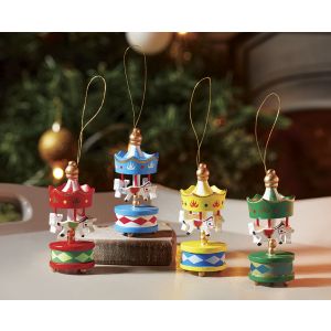 Carousel Pendants 4pk