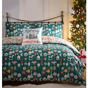 Christmas Ornaments Duvet Set