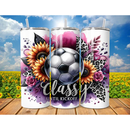 Classy Before Football tumbler