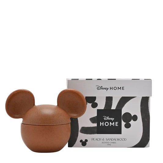 Disney Mickey Ceramic Vessel Fragranced Candle - Terracotta