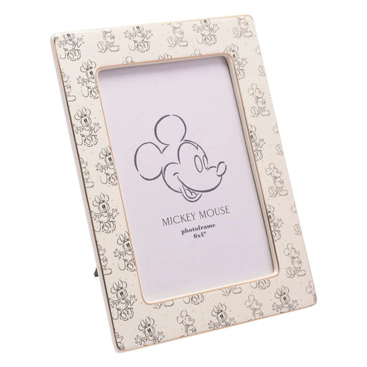Disney Mickey & Minnie Ceramic Frame 4" x 6"