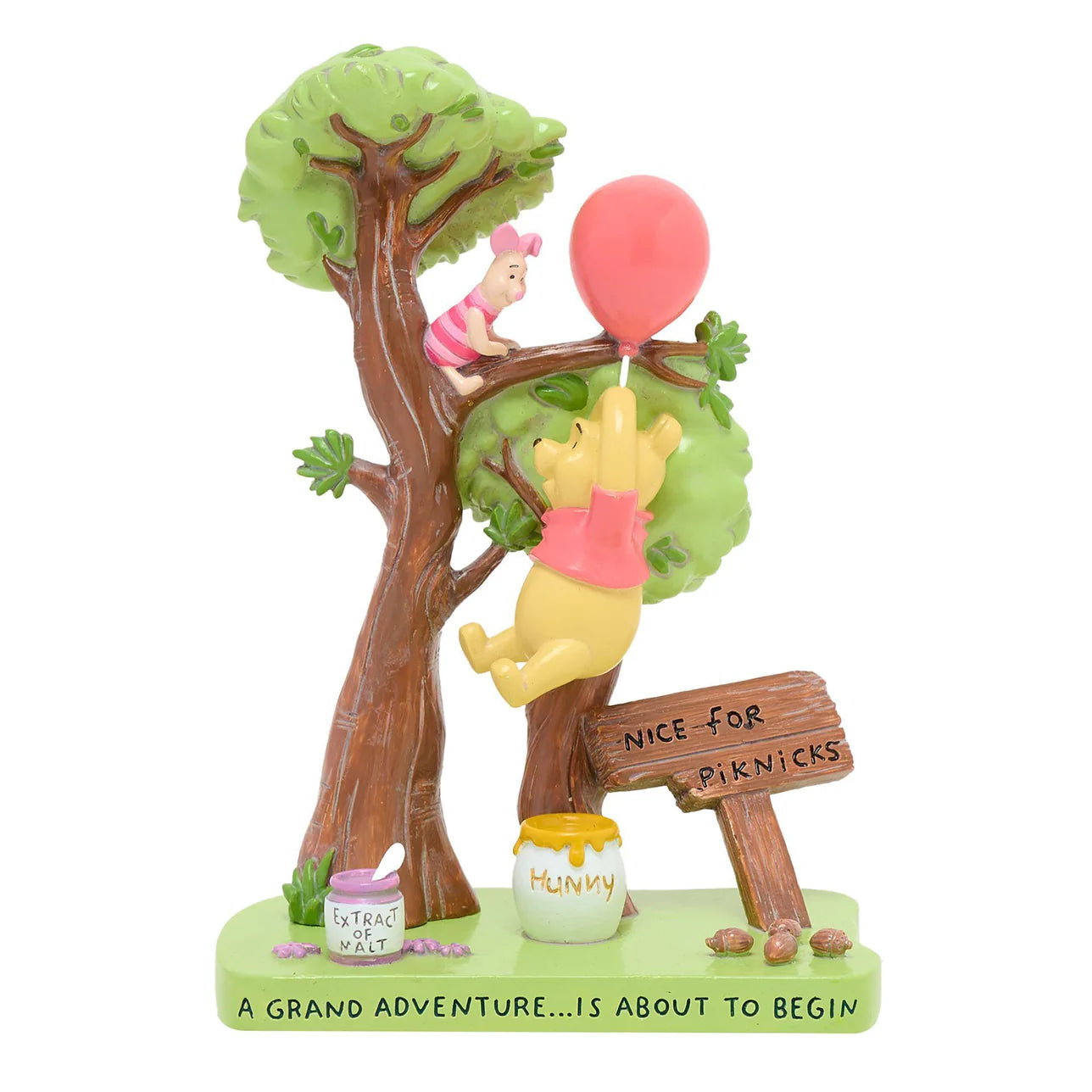 Disney Winnie & Friends Figurine - A Grand Adventure Is About To Begin