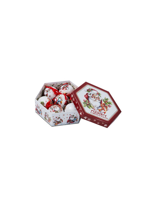 Set of 7 Festive Baubles