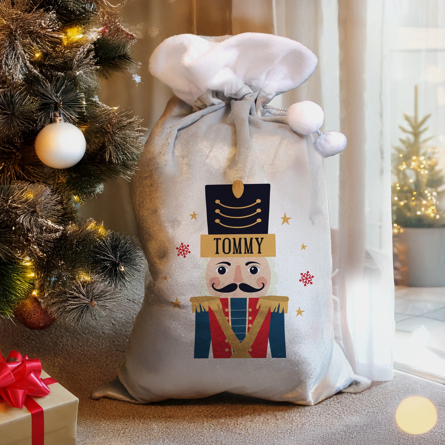 Personalised Nutcracker Christmas Sack
