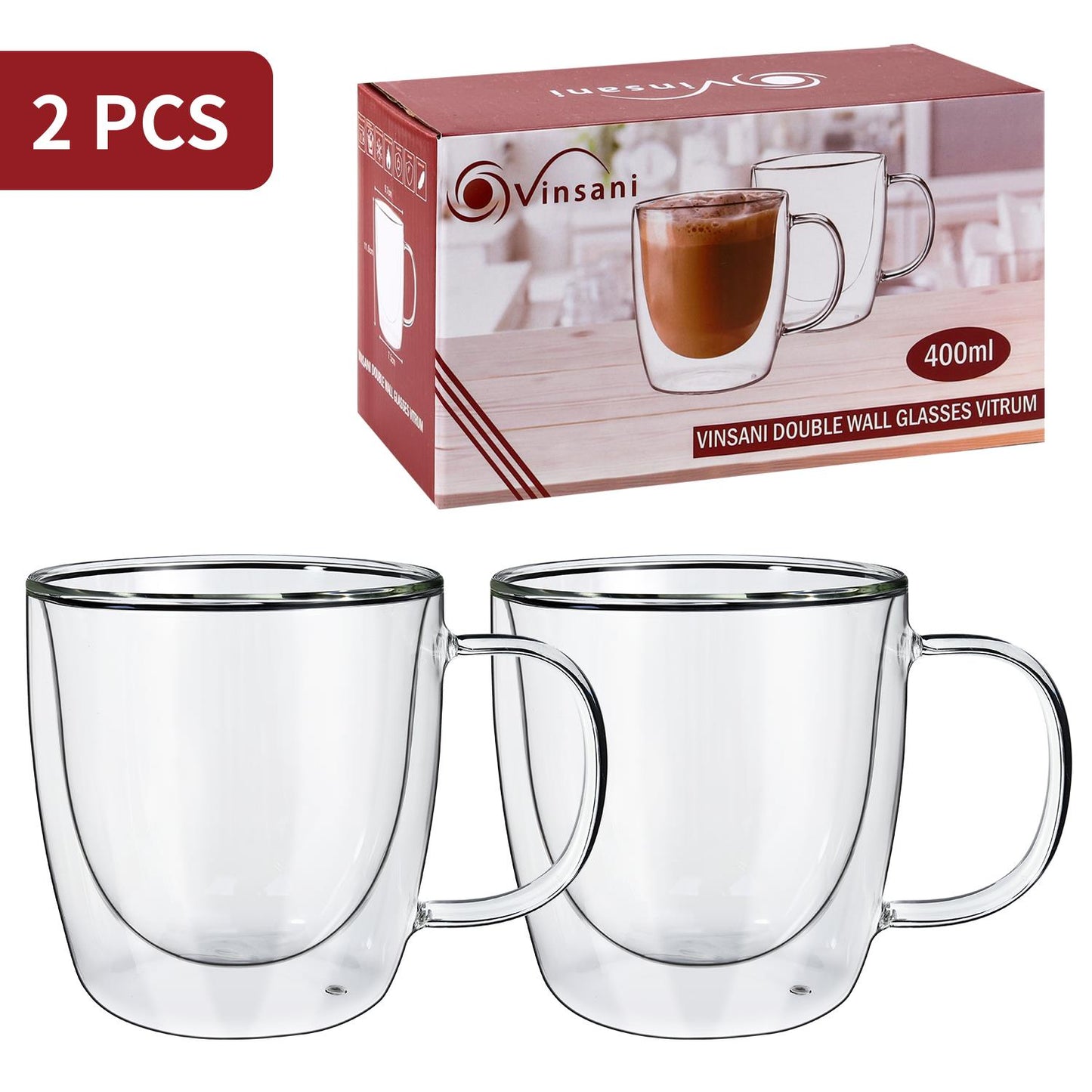 VINSANI DOUBLE WALL GLASSES VITRUM 1010312