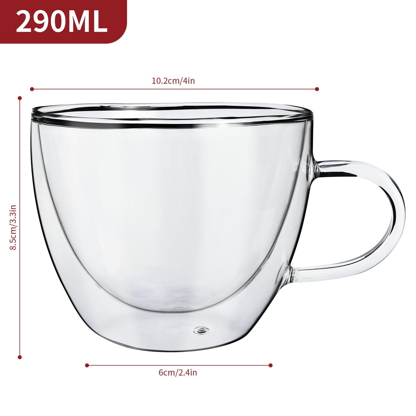 VINSANI DOUBLE WALL GLASSES VASO 1010311