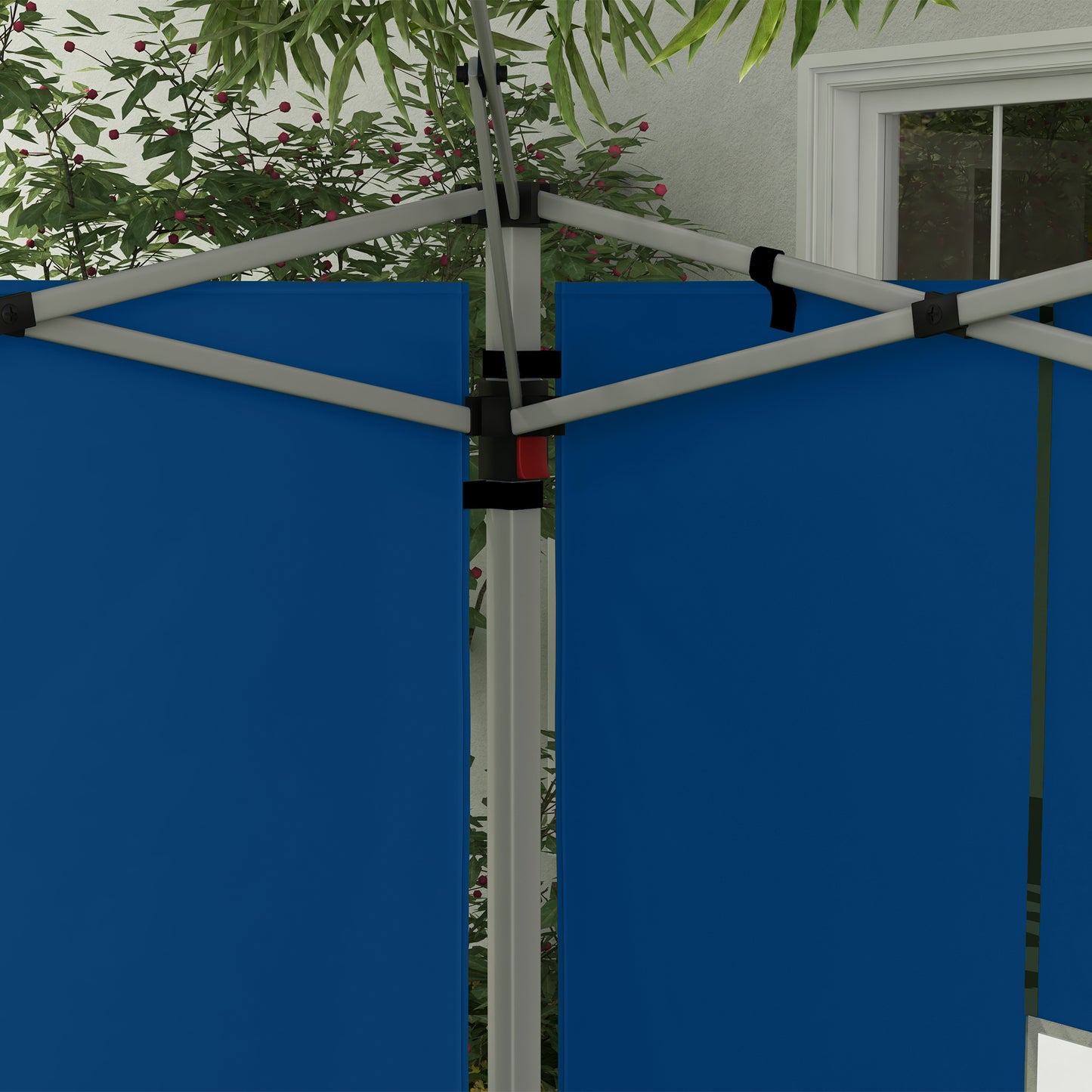 Outsunny Gazebo Side Panels for 3x3(m) or 3x4m Pop Up Gazebo, 2 Pack, Blue