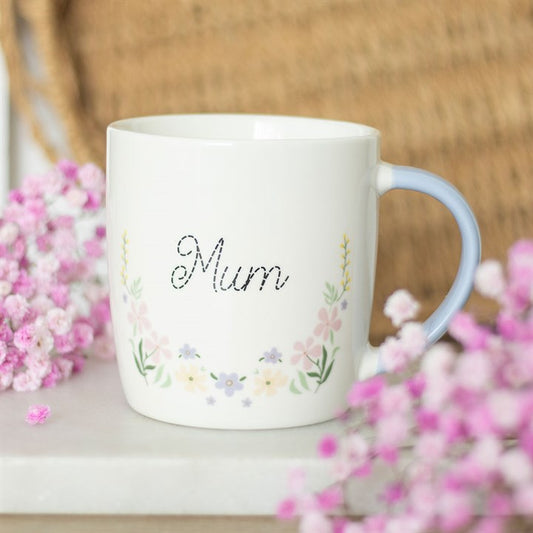 (C) Mum Pastel Floral Mug