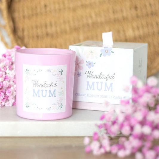 (C) Wonderful Mum Cherry Blossom Candle