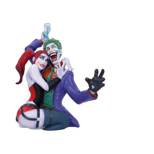(A) The Joker and Harley Quinn Bust 37.5cm