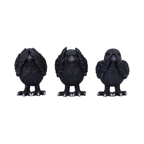 (A) Three Wise Ravens 8.7cm
