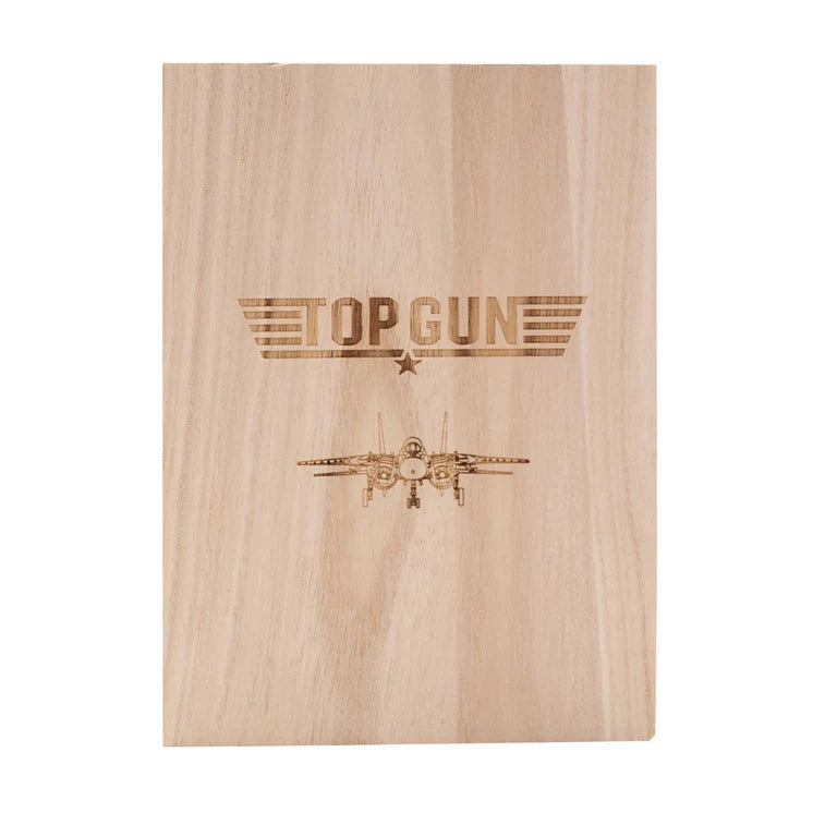 Top Gun Whisky Tumbler with Stones in a Wooden Box