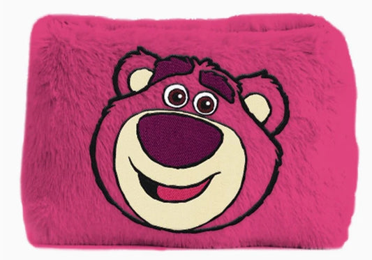 (F)  Toy Story (Lotso Faces) Fuzzy Pencil Case