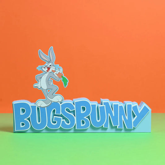 Warner Bros Looney Tunes Bugs Bunny MDF Mantel Plaque - 28 x 14cm