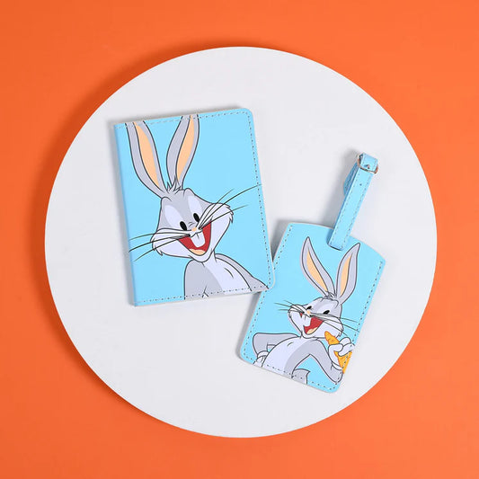 Warner Bros Looney Tunes Bugs Bunny Passport & Luggage Tag