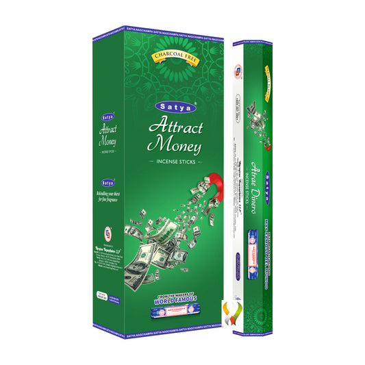 Satya Attract Money Hexa - 120 Sticks