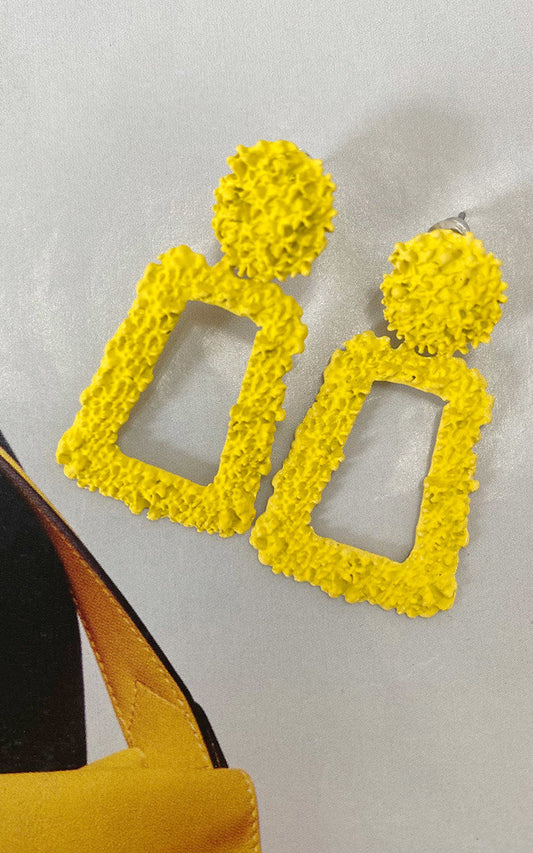 (F) Statement Mini Drop Earrings