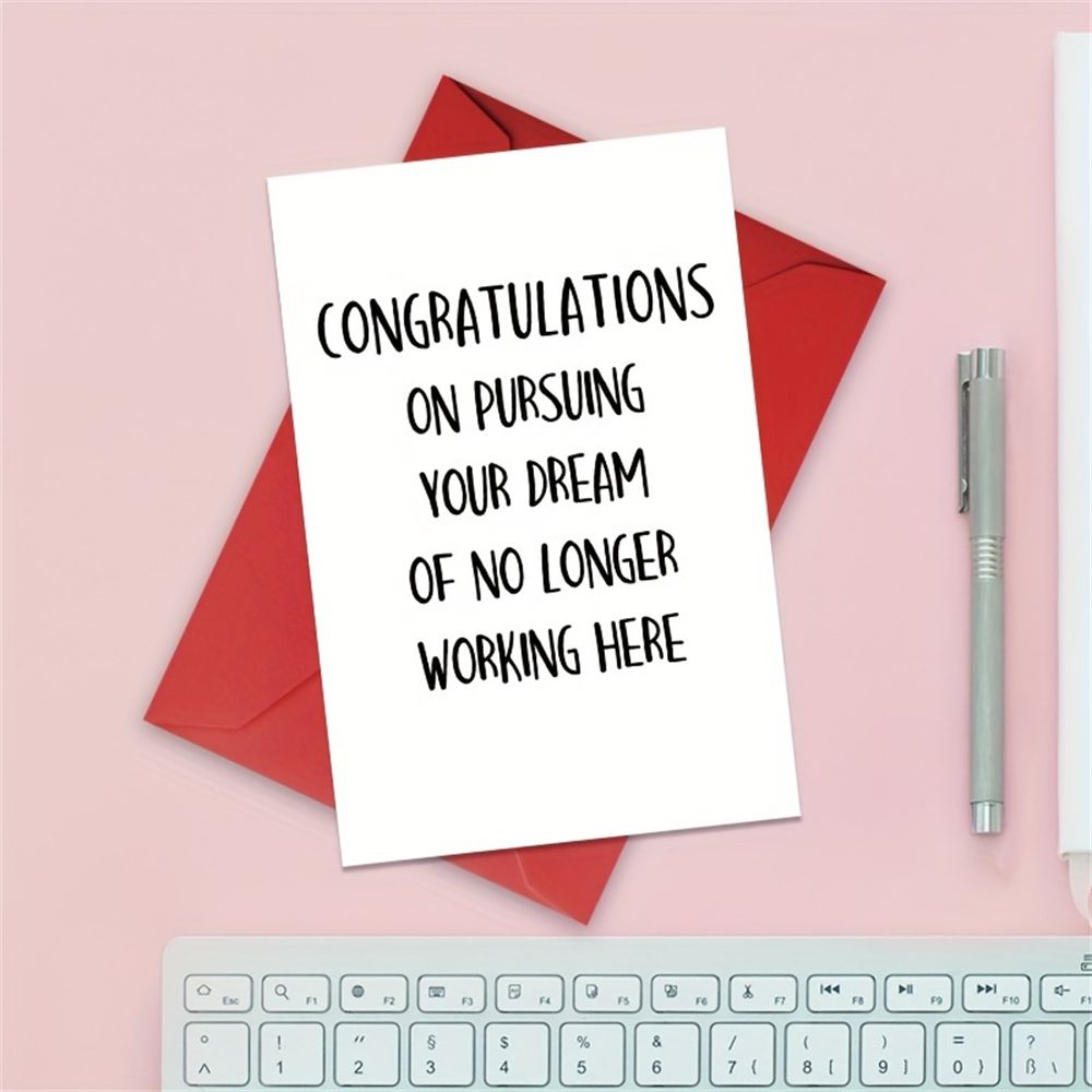 Elegant Card and Envelope Set - Perfect for All Occasions - 19x13cm