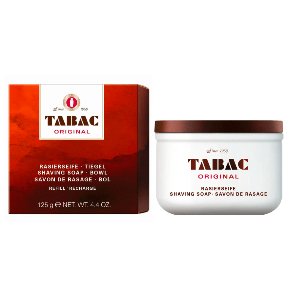 Tabac Original Shaving Bowl 125g – Rich Lather, Classic Wet Shaving Bowl (HTML)