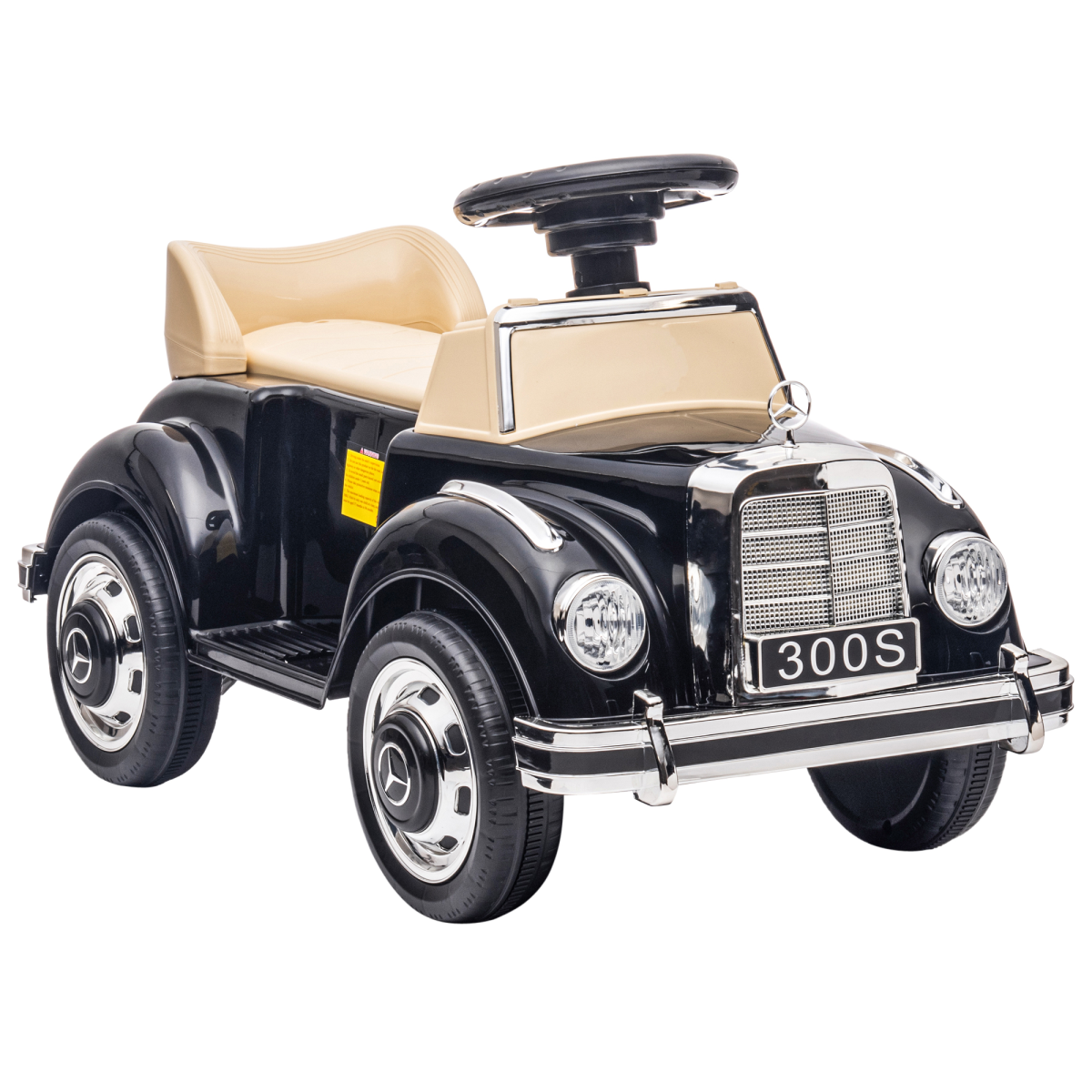 AIYAPLAY Ride on Sliding Car Foot to Floor Mercedes-Benz 300S Licensed for Kids