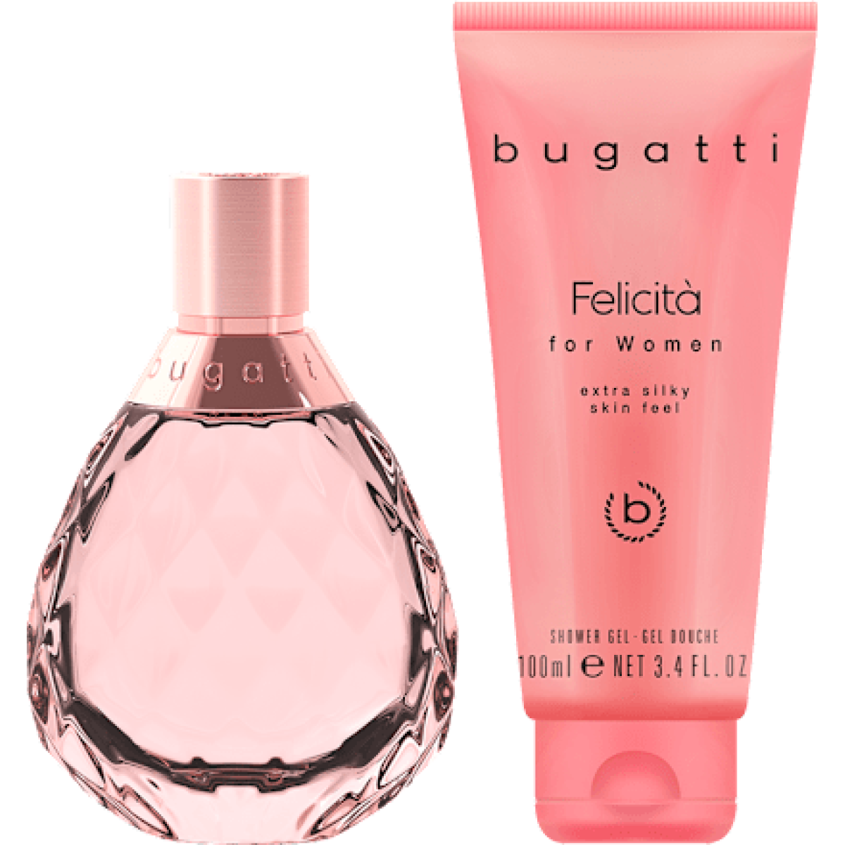 Bugatti Felicita for Women Gift Set: EDP 60ml & Shower Gel 100ml (HTML)