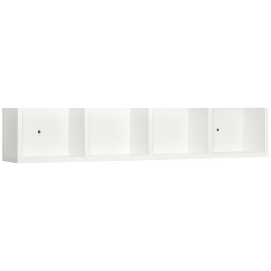 Multi-Media Wooden Shelf-White Home