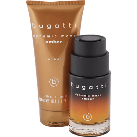Bugatti Dynamic Move Amber Men Gift Set: EDT 100ml & Shower Gel 200ml (HTML)
